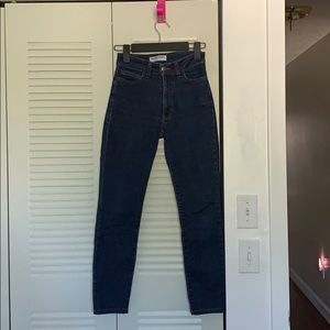 American Apparel Pencil Jean | Dark wash